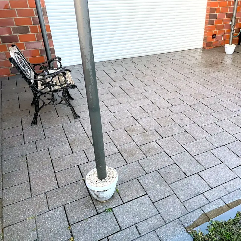 Terrasse in Goch nachher